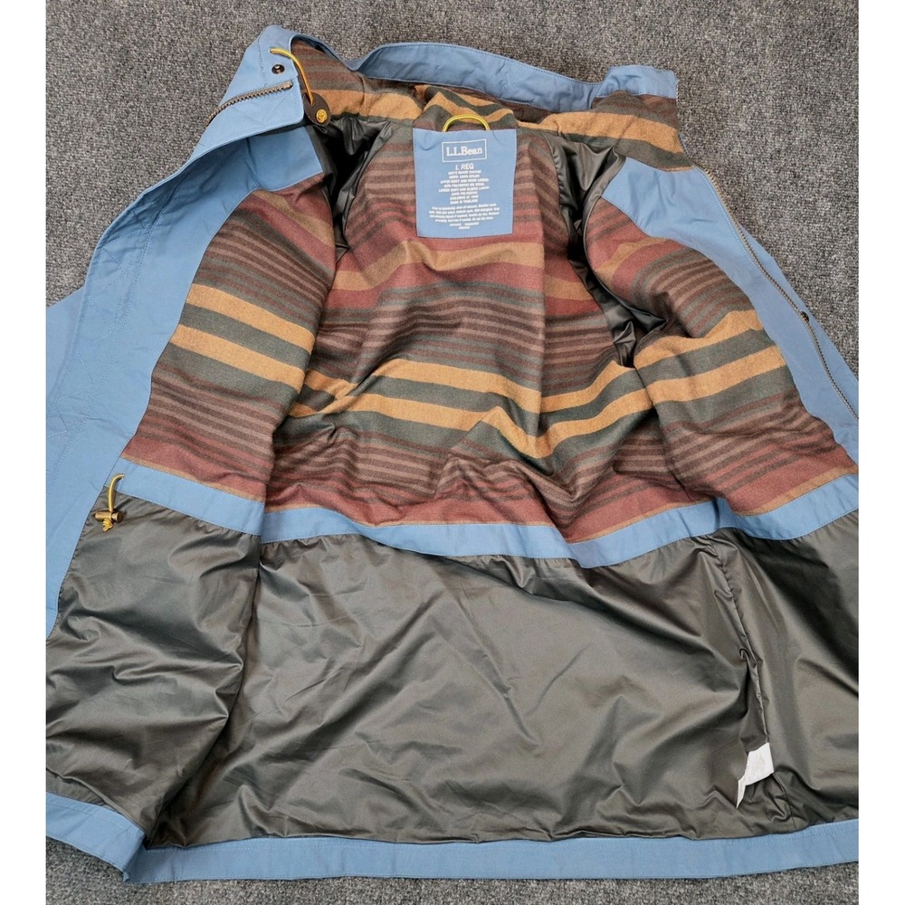 LL Bean Mountain Classic 3-in-1 Jacket Mens Large Blue - Picture 7 of 8